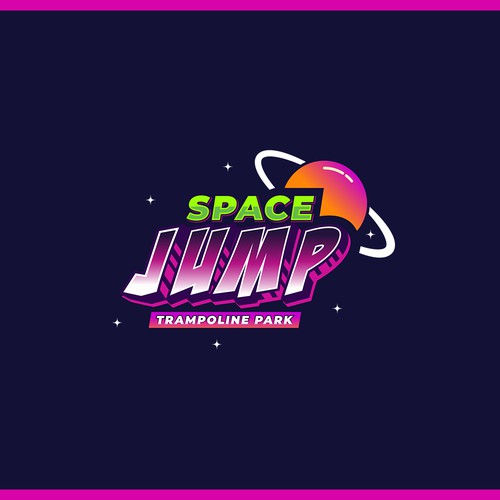 Space Jump Trampoline Park - Logo Design For Space Themed Adventure Park Ontwerp door Trzy ♛