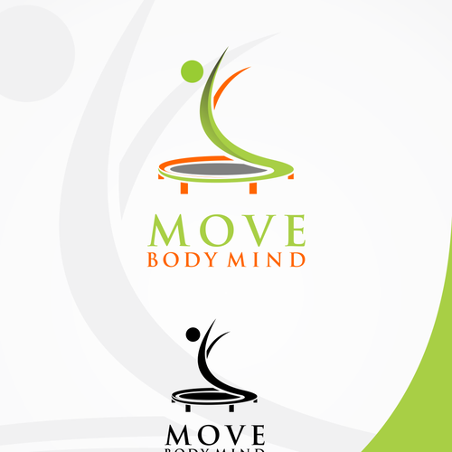 Please Try To Bring Movement Into The Words Move Body Mind Wettbewerb In Der Kategorie Logo 99designs