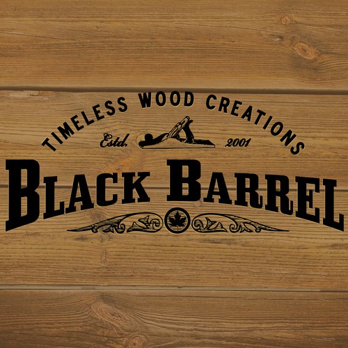 Create a vintage logo for Black Barrel Design by Adcre8tr