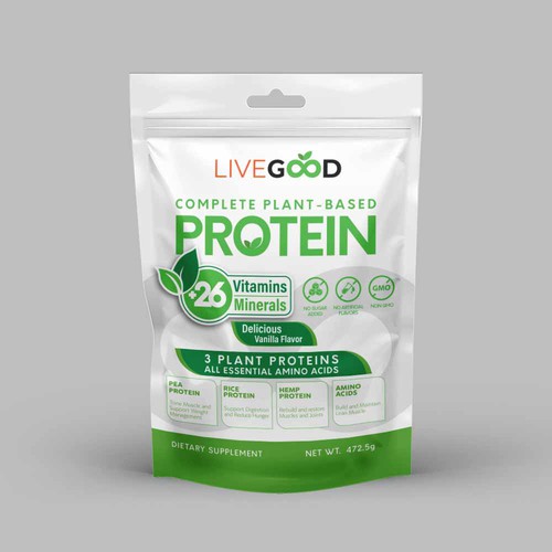 ***GUARANTEED PRIZE*** - LABEL DESIGN for Protein Powder -*****NEW***** Design by JamPasir