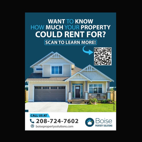 Create an Eye-Catching 1/4 Page Ad for a Leading Property Management Company! Design by Saqi.KTS