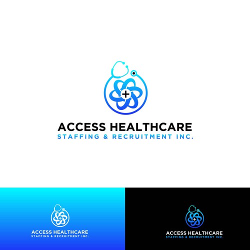 medical staffing company Design by CliffKer