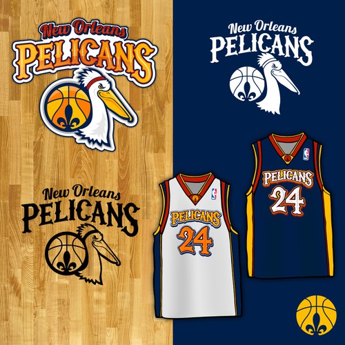99designs community contest: Help brand the New Orleans Pelicans!! Diseño de DeviseConstruct
