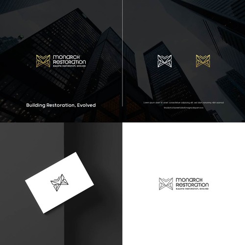 Design a modern clean logo package for a restoration company Design by Danny A