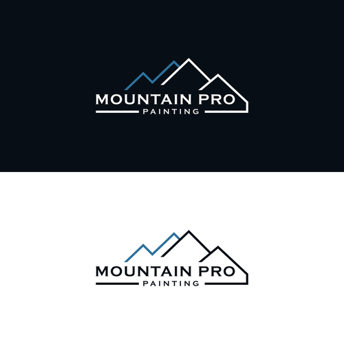High-end, tech-focused Colorado painting company brand package Design by ontronusart