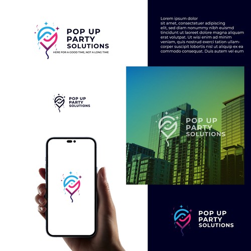 FULL CREATIVE FREEDOM- New Logo for Mobile Pop Up Party Business Design by eRsiti_Art