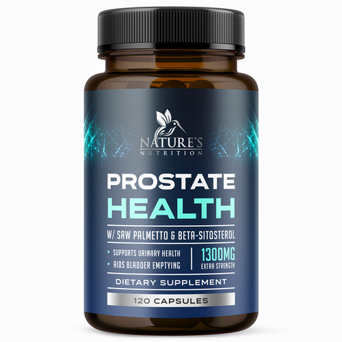 Nature's Nutrition needs a Men's Prostate Health product label Design by ZAKIGRAPH ®