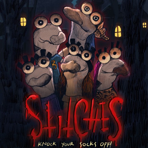 !!!DESIGN A SOCK-PUPPET HORROR/COMEDY MOVIE POSTER!!! Design by Ardhidesign