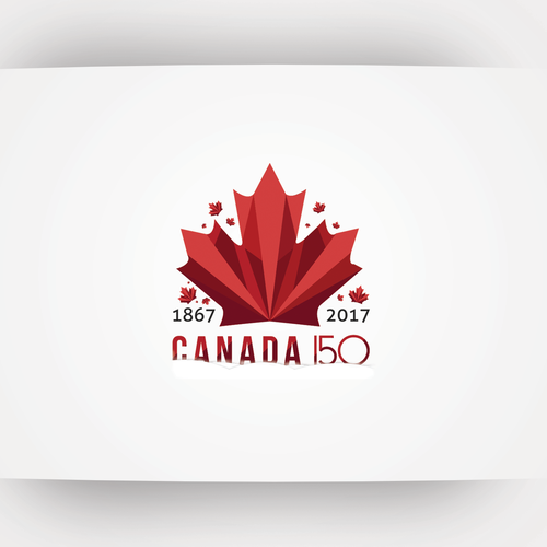 Community contest: Design Canada’s 150th birthday logo! Design by FK.Designs