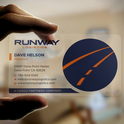Runway Logistics Business Card Design by Taaiebah