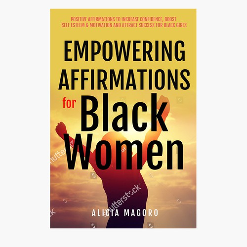 Designs | Affirmations for black women book cover | Book cover contest