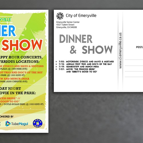 Help City of Emeryville with a new postcard or flyer Réalisé par tale026