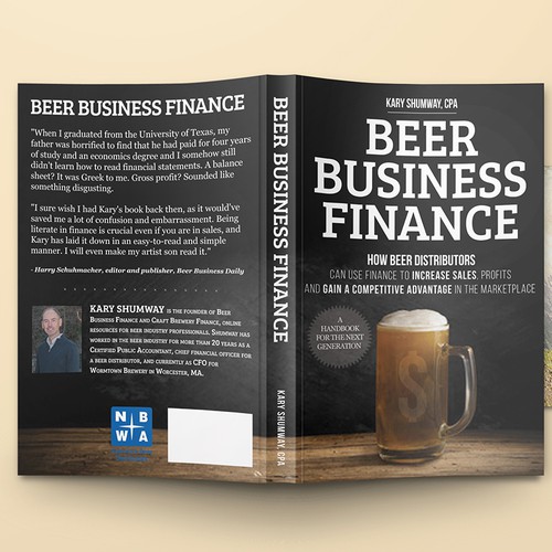 Design an award-winning book cover for the beer business Design by Ciusan