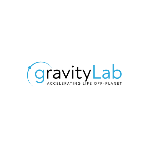 Space exploration logo - orbiting artificial gravity laboratory Design by memindlogo