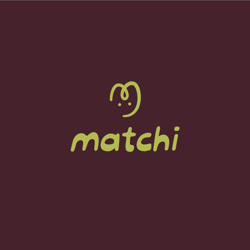 "Clean, playful logo for a matcha brand" winning Product label