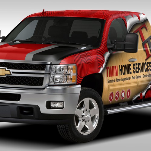 Vehicle wrap design for Pest Control company Signage contest