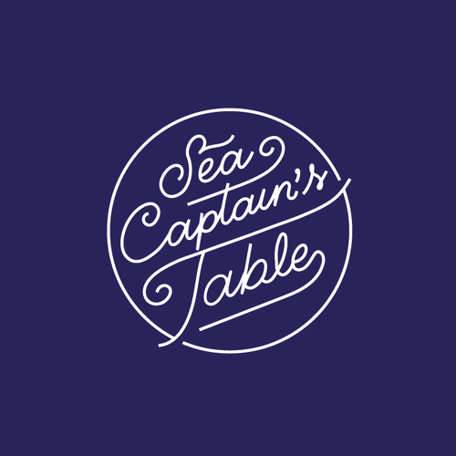 Sea Captain's Table Logo Design Design by Jay Graphic Art