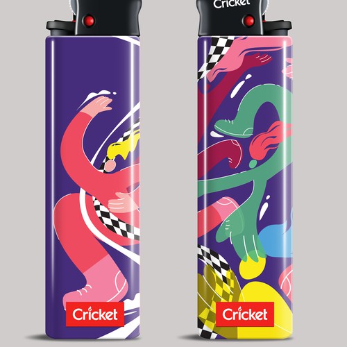 Create illustrations for a limited collection of Cricket Lighters (Multiple Winners) Design by Nida Mars