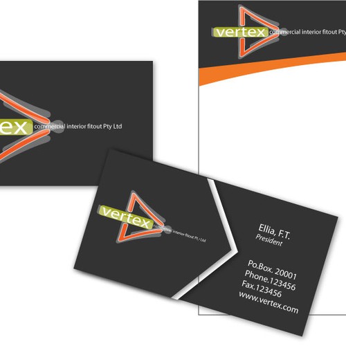 Logo, Business card and Letter head Design von chamboe