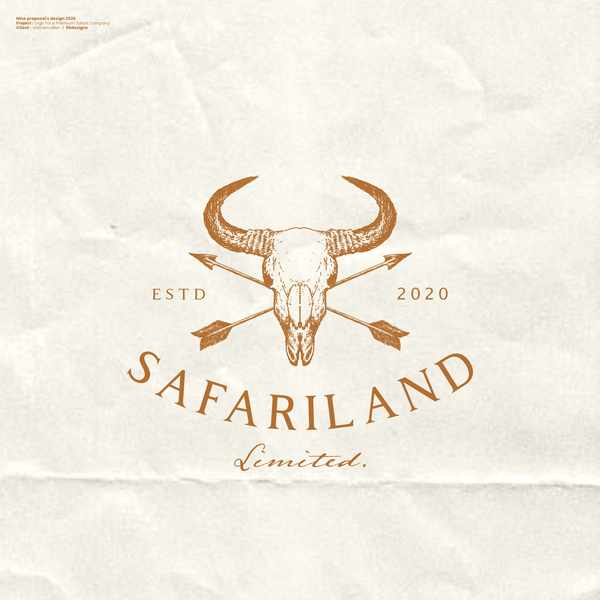 Logo for a Hunting Safari Company