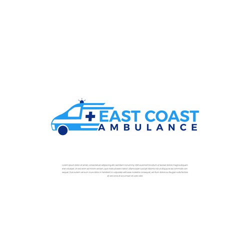 East Coast Ambulance Logo Design réalisé par maxu_lab™