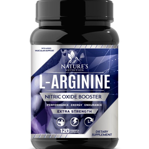 Powerful L-Arginine Capsules Design Needed for Nature's Nutrition Design von Wfemme