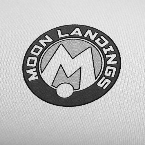 Gear and apparel logo inspired by the golden age of space exploration Design by BatriX Inc.