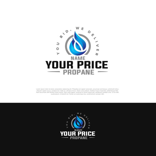 we need a design that will grab the eye for ordering propane and propane pricing. Diseño de pixelgrapiks