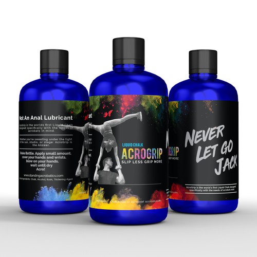 Circus Acrobat needs a product label! Design by interaksi