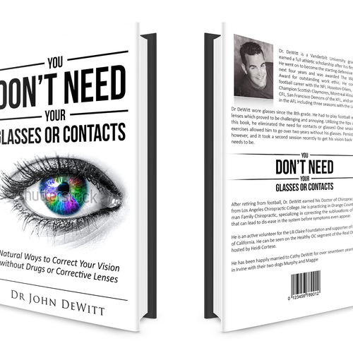 Natural Vision Correction Book Cover! Design by stojan mihajlov