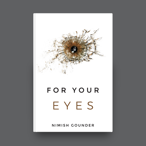 for your eyes- poetry and journal book cover Design by romy