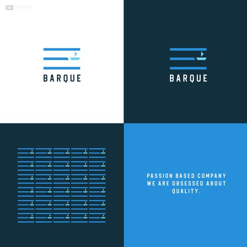 コンペ「Barque - Logo and Identity」のデザイン by KisaDesignさん 