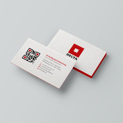 DELTA Business Card Relaunch Design by Design"Glory"