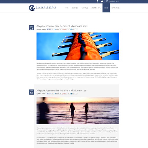 Parallax Website Design Wanted for Ekspresa Diseño de dreamevo
