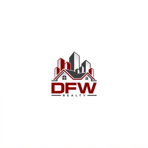 Real Estate Brokerage Logo for DFW Realty (DFW - Dallas-Fort Worth, TX) Design by wali99