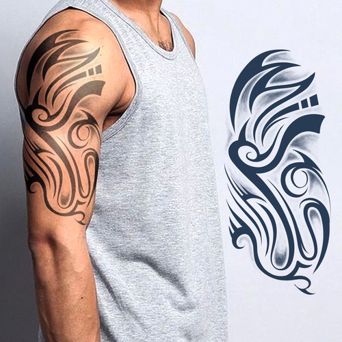 Hidden Name Tatoo Design by BlacKing