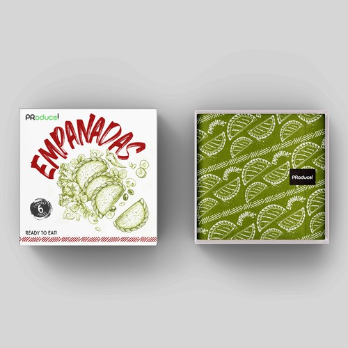 Empanada Box Design by Gustavo RV