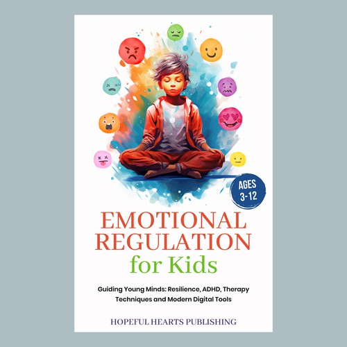 A fresh and powerful book cover design for a book about emotional regulation for kids Design réalisé par MbahDjoyo