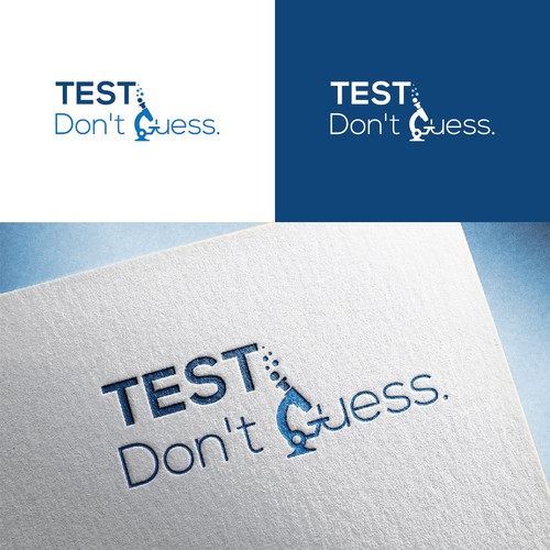 Modern logo needed for online lab testing service Design by OUATIZERGA Djamal