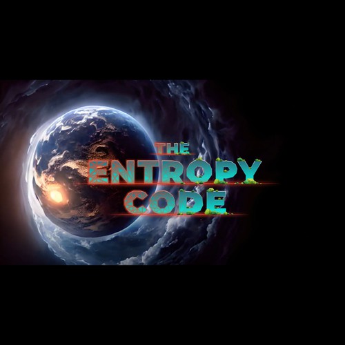 "What is the meaning of Life? Are we mere simulations?" Find Out! MOVIE TITLE CARD for "The Entropy Code" Design by TJCD