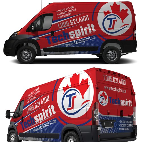 Design a Van Wrap for security systems installation Company Design by Nick T.