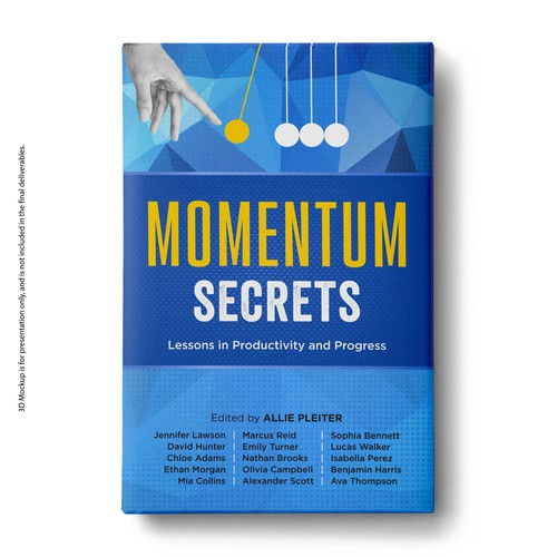 Create a cover for a book about Lessons in Productivity and Progress Design by U.T