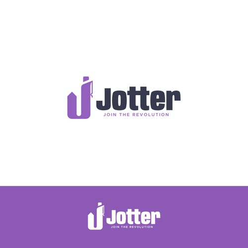 Jotter is a start up disrupting the publishing industry and we need a logo to take on the world Design by mikule