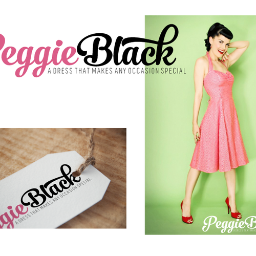 Create a captivating pinup logo design with a twist for Peggie Black Design by Maya984