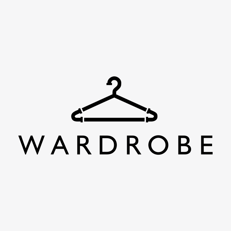 Hanger logo with the title 'Create an industrial style logo for the clothing boutique WARDROBE!'