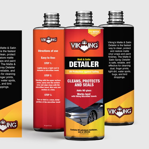 Vehicle Cleaning / Detailing Spray Bottle Label Set – PrintPeel&Stick