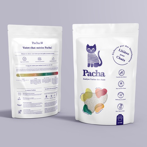 Cat Litter startup Minimalistic packaging - Contest Design by Inmyde