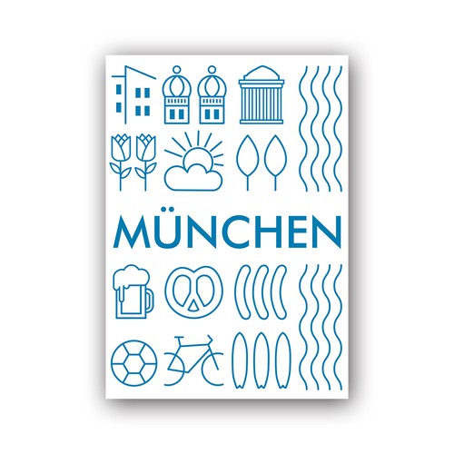 99d Community Contest: Create a poster for the beautiful city of Munich (MULTIPLE WINNERS!) Design por StBellic