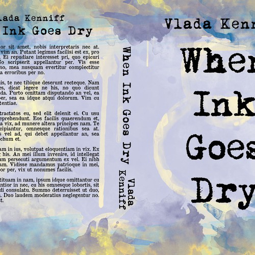 When Ink Goes Dry Book Cover Design Design by AlxE