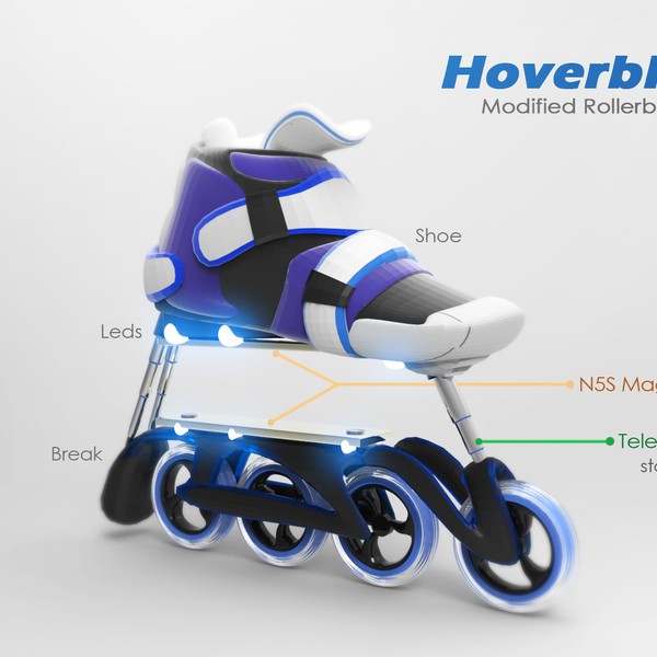 world's first anti-gravity rollerblades - Hoverblades